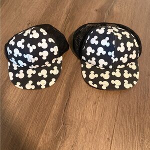George Hats KIDS ONLY Black and White Mickey Pattern Mesh Cap